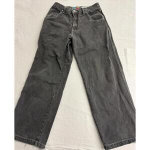 Vintage JNCO Wide Leg Jeans 34W x 32L J179 Black Pipes